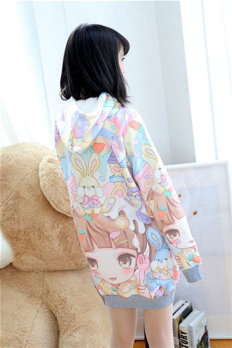 Kawaii Girl Hoodie Ivybycrafts