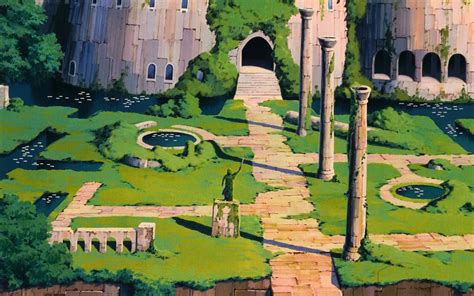Concept Art From Laputa Castle In The Sky Painting Reference