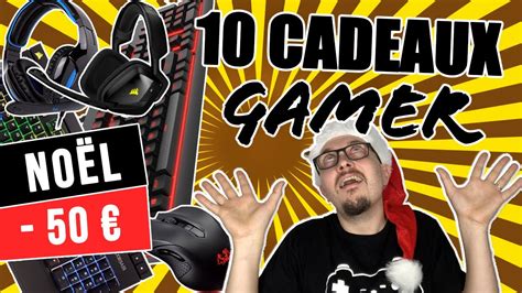 TOP 10 Idées Cadeaux Noël Gamers petit budget 50 2019 YouTube