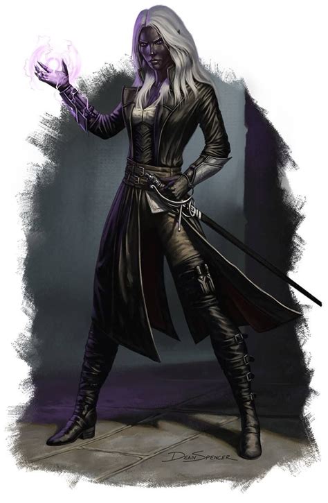 Pin By Lunarcy On Drow Dark Elf Character Portraits Dungeons And Dragons Characters
