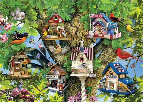 Bird Village Adult Puzzles Jigsaw Puzzles Products