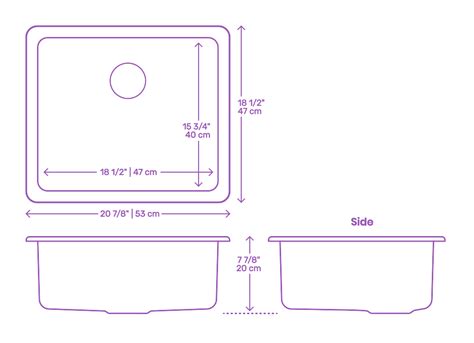 Before you begin measurement, ensure your sink is in a stable position by placing it on a flat and stable surface. Kitchen Sinks Dimensions & Drawings | Dimensions.com