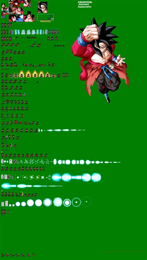 Ssj4 Goku Sprite Sheet