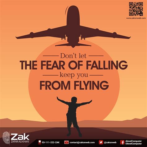 Dont Let The Fear Of Falling Keep You From Flying ‪‎olevel