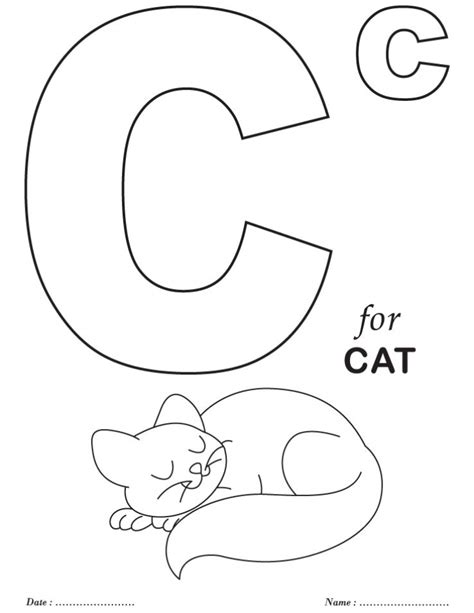 Get This Free Printable Letter Coloring Pages for Kids I86Om