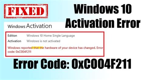 How To Fix Windows 10 Activation Error Code 0xc004f211 0xc004f211