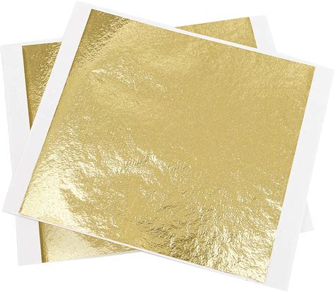 Buy Imitation Gold Leaf Sheets Kinno K Gold Foil Paper 100 Sheets 51