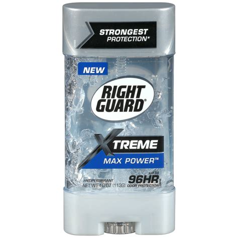Right Guard Xtreme Antiperspirant Deodorant Gel Max Power 4 Ounce