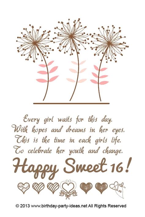 Happy Sweet 16 Birthday Quotes Shortquotescc