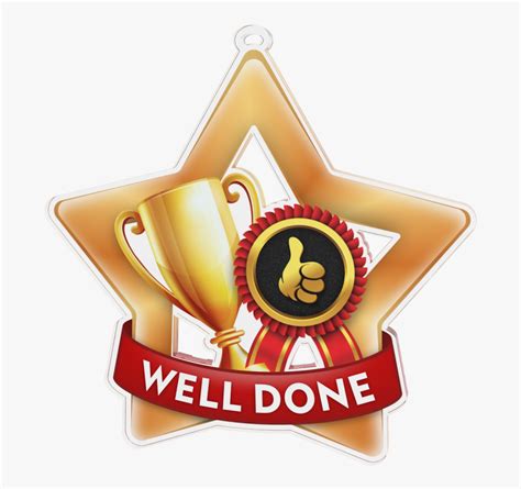 Well Done Star , Free Transparent Clipart - ClipartKey
