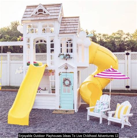 20 Enjoyable Outdoor Playhouses Ideas To Live Childhood Adventures