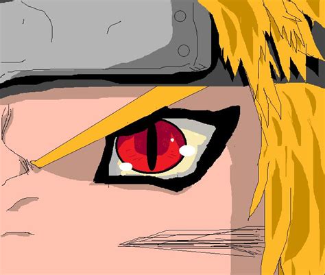 Red Eyed Naruto By Not Worth It On Deviantart