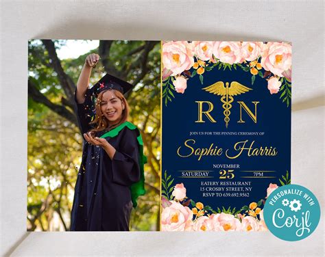 Nursing School Graduation Graduation Cards Graduation Announcements