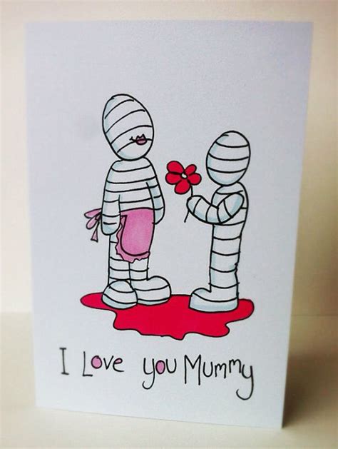 Mothers Day Card I Love You Mommy I Love My Mummy Card On Etsy 3