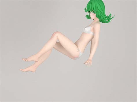 Tatsumaki Anime Girl Pose 02 3d Model Cgtrader