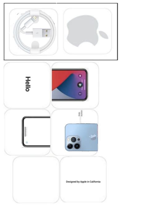 Iphone 13 Pro Max Box Papercraft Printable Template Accessories Fun
