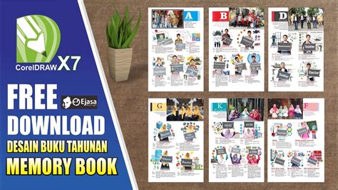 Desain Buku Tahunan I Memory Book Free Download Youtube