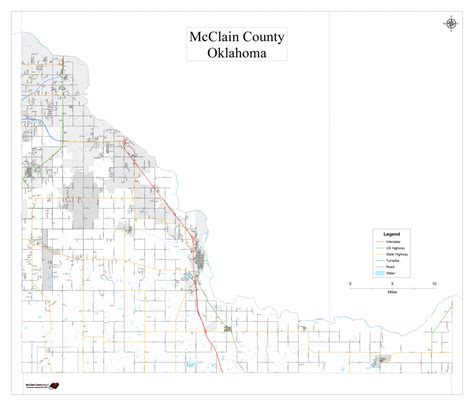 Mcclain County Maps Mcclain County 9 1 1