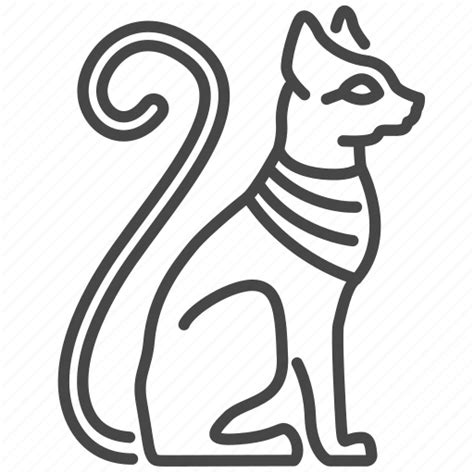 Ancient Cat Egypt Egyptian Mau Icon Download On Iconfinder