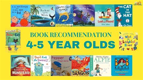 Top 15 Books For 4 Year Olds Book Recommendations Youtube