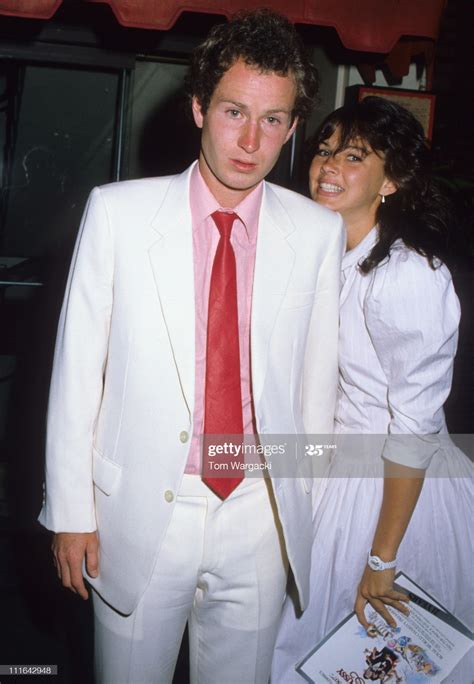 London June 14th 1983 John Mcenroe And Stella Hall At The World