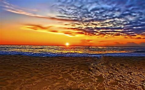 Just Beautiful Beach Sunset Wallpaper 1920x1200