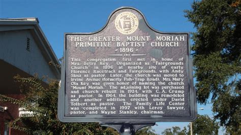 Greater Mt Moriah Primitive Baptist Church Florence Al Florence