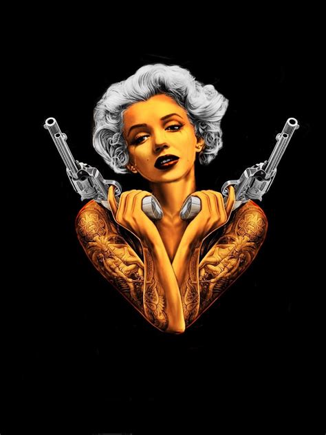Marilyn Monroe Gangster By Pave65 On Deviantart