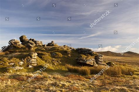 View Granite Outcrop On Moorland Habitat Editorial Stock Photo Stock