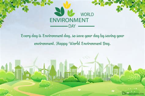 World Environment Day Greeting Cards With Name Wishes