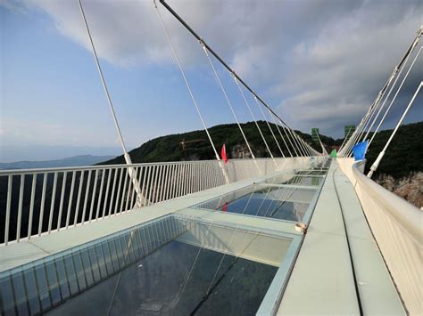 The bridge opened in 2016 and has been featured in many a viral video. The Longest and Highest Glass-Bottomed Bridge to Open This ...