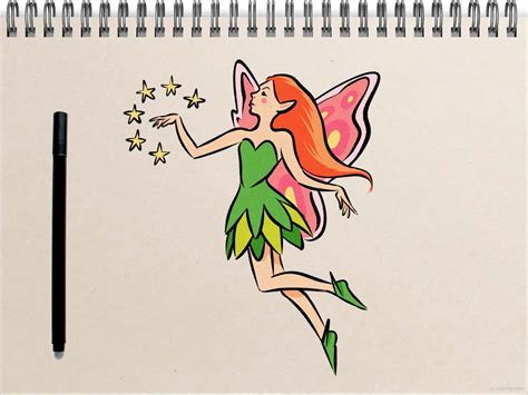 Fairy Drawing Ideas How To Draw A Fairy