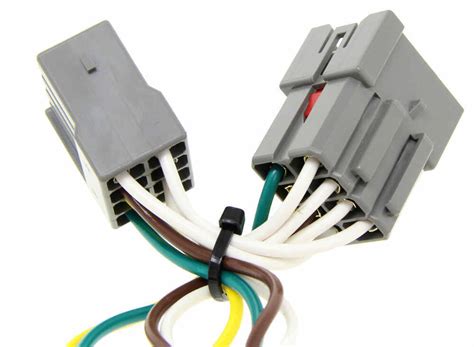 Hardwiring requires the installer to locate the proper. T-One Vehicle Wiring Harness with 4-Pole Flat Trailer Connector Tow Ready Custom Fit Vehicle ...