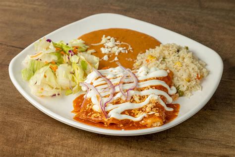 enchiladas verdes o rojas mi alegria restaurant