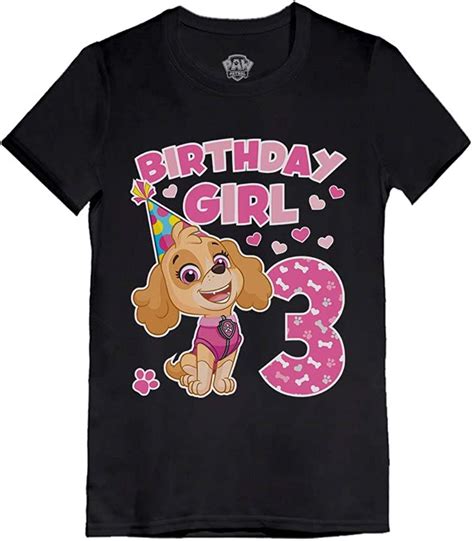 Birthday Girl Shirt Paw Patrol Skye 3rd Birthday Infant Girls Fitted T