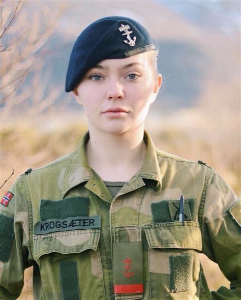 🇳🇴norwegian Female Navy Soldier Sjøforsvaret Military Women Army