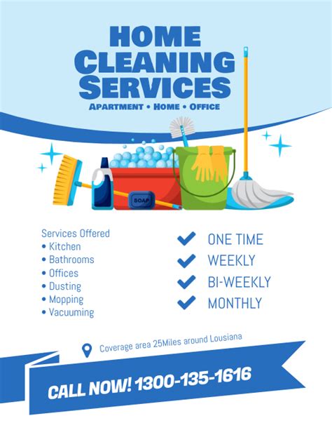 Free House Cleaning Flyer Templates Download Printable Templates