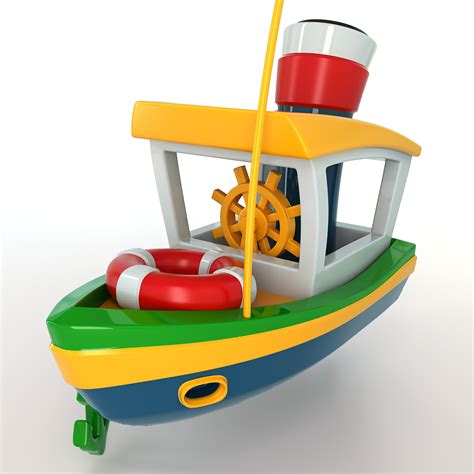 3d Model Toy Ship