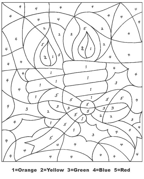Giving them one or two everyday will ensure that they have grasped the first few numbers well and then can now understand and grasp the other numbers. Christmas Color By Numbers - Best Coloring Pages For Kids