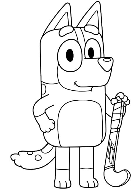 Bluey Coloring Page Printable