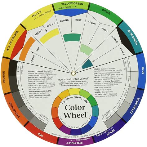 Paper Plate Color Wheel
