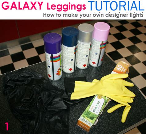 Diy Galaxy Designer Leggings Tutorial Now Thats Peachy