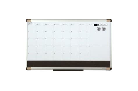 Quartet Magnetic Combination Calendar Board 18 X 30 Dry Erase 1