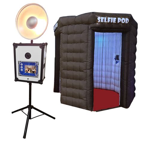 Enclosed Photo Booth Selfie Pod Original Photo Booth Hire