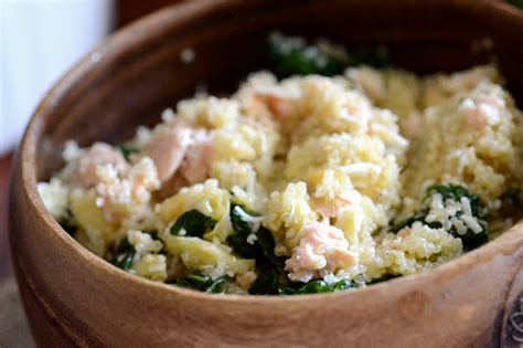 Salmon And Kale Quinoa Salad The Realistic Nutritionist