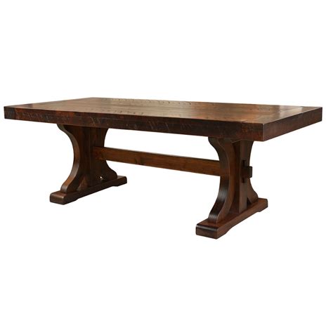 Check spelling or type a new query. Rustic Carlisle Trestle Table - Solid Wood Amish Built ...