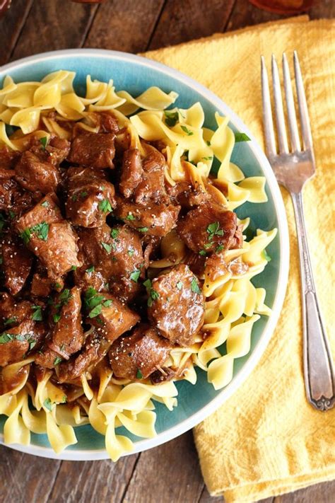 Recipe For Beef And Noodles In Crock Pot