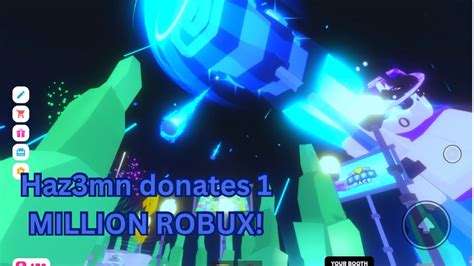 haz3mn 1 000 000 robux donation pls donate roblox youtube