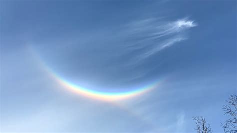 Circumzenithal Arc Sun Dogs And Time Lapse Clouds Youtube