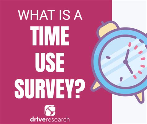 What Is A Time Use Survey Time Survey Company Market Research